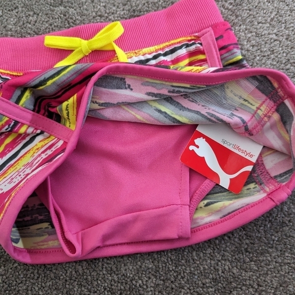Puma pink athletic skirt with built-in underwear size 12 months - Picture 3 of 4